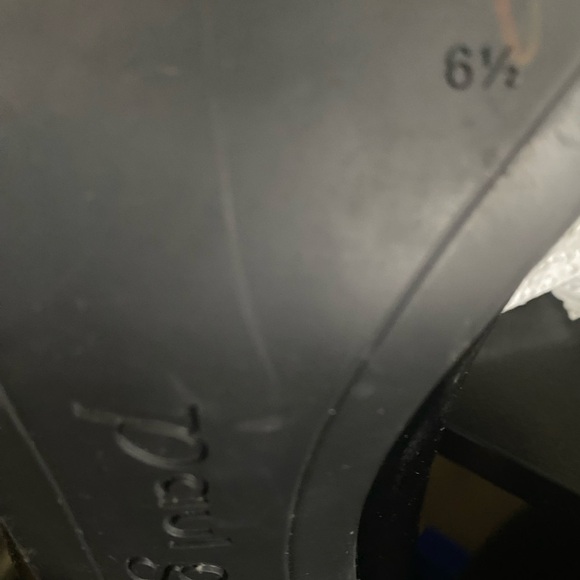 Paul Green Back Ozzie Crinkled Patent Matte Link Chain Vamp Goth Loafer Pump 6.5 - Picture 12 of 12